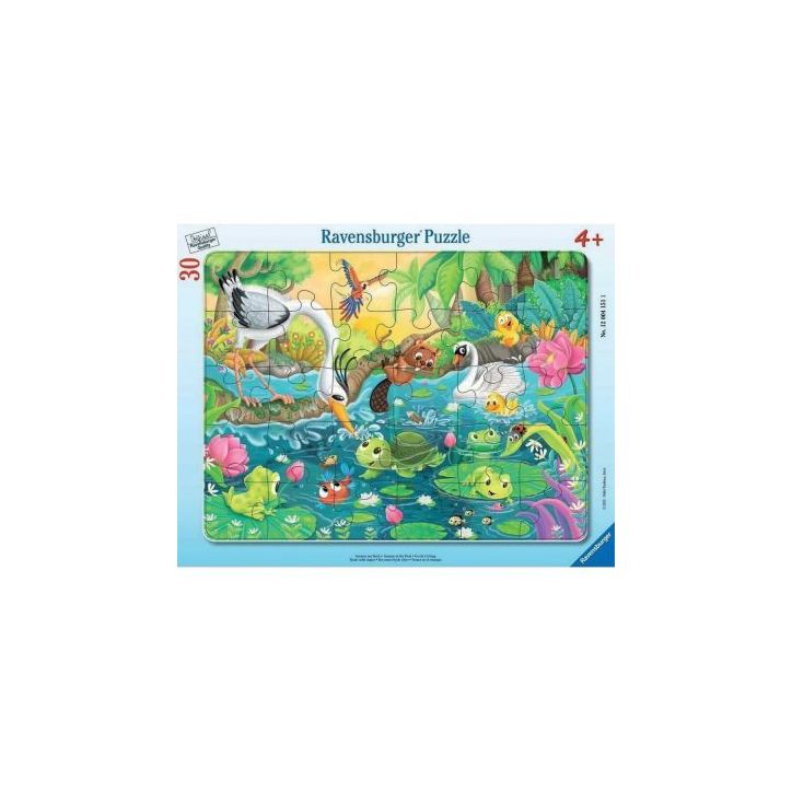 Puzzle à cadre de 30 pièces, un été à l'étang 12004151 RAVENSBURGER