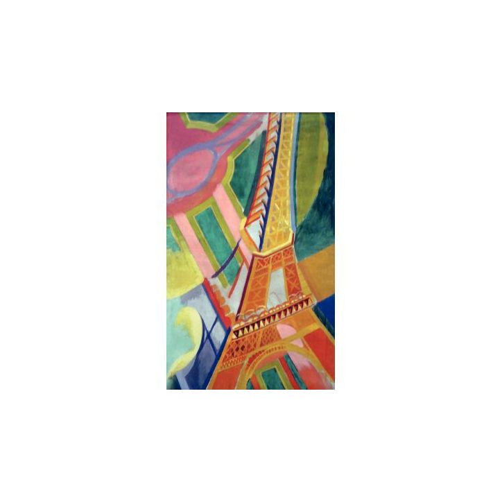 Puzzle en bois d'environ 100 pièces, LA TOUR EIFFEL de Robert DELAUNAY K276-100 PUZZLE MIC
