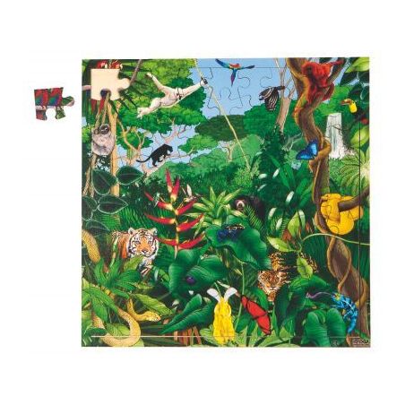 Achetez Puzzle de 81 pièces en bois, la forêt tropicale 2203501 pas cher sur Ma Rentrée Scolaire
