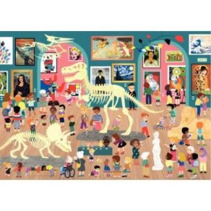 Achetez Puzzle en bois d'environ 50 pièces, visite au musée K107-50 pas cher sur Ma Rentrée Scola..