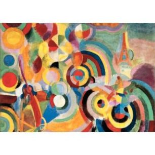 Achetez Puzzle en bois denviron 50 pièces, HOMMAGE A BLERIOT de Robert DELAUNAY K451-50 PUZZLE M...