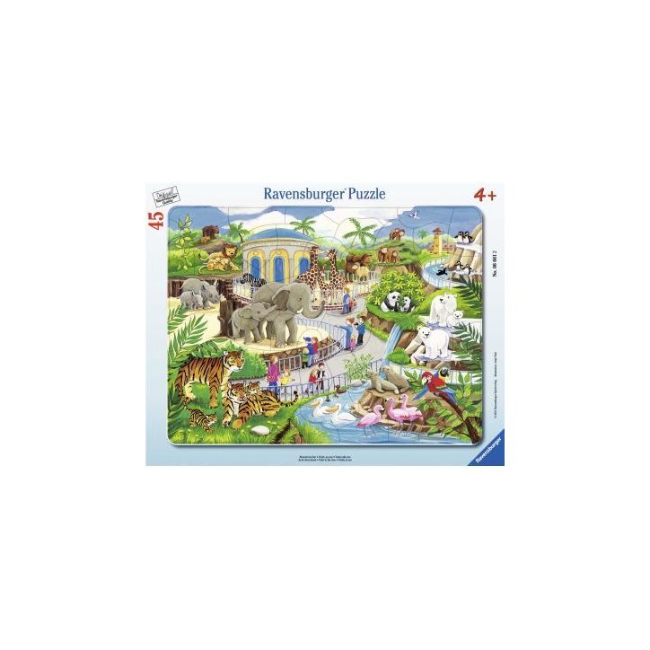 Puzzle à cadre 45 pièces, visite au zoo 00006661 RAVENSBURGER