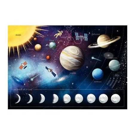 Achetez Puzzle en bois d'environ 100 pièces, les planètes K108-100 pas cher sur Ma Rentrée Scolai..