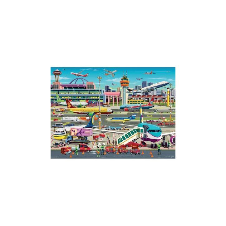 Puzzle XXL 150 pièces, à l'aéroport 12004134 RAVENSBURGER