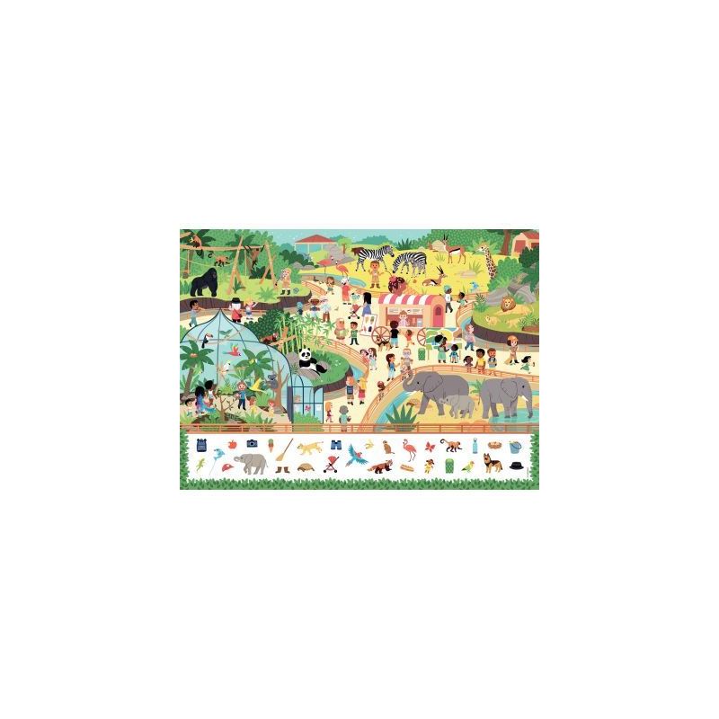Achetez Puzzle cherche et trouve 45 pièces, le zoo 00086152 RAVENSBURGER pas cher sur Ma Rentrée S..