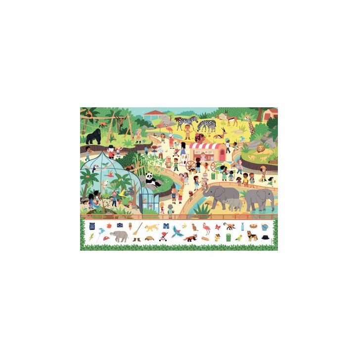 Puzzle cherche et trouve 45 pièces, le zoo 00086152 RAVENSBURGER