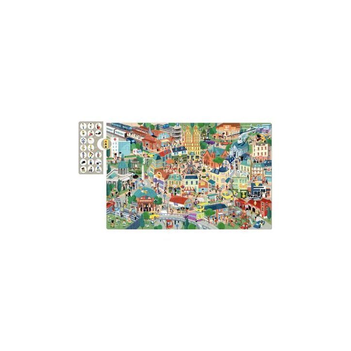 Puzzle d'observation 104 pièces, la ville 18820 APLI