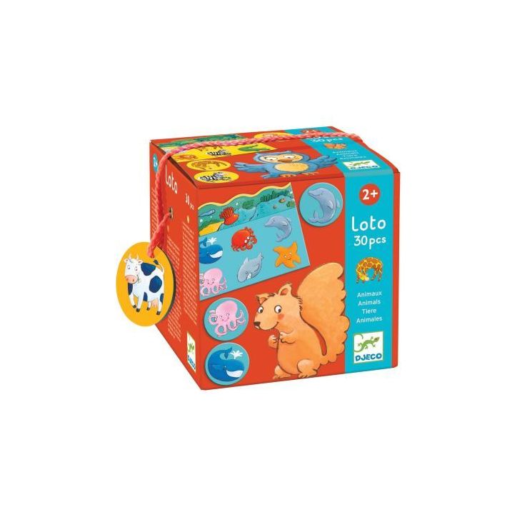 Loto animaux 30 pièces DJ08120