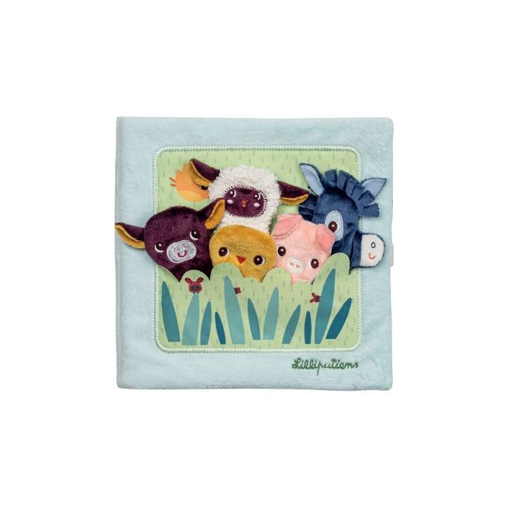 Livre bébés à la ferme + 5 marionnettes LILLIPUTIENS 83856 LILLIPUTIENS