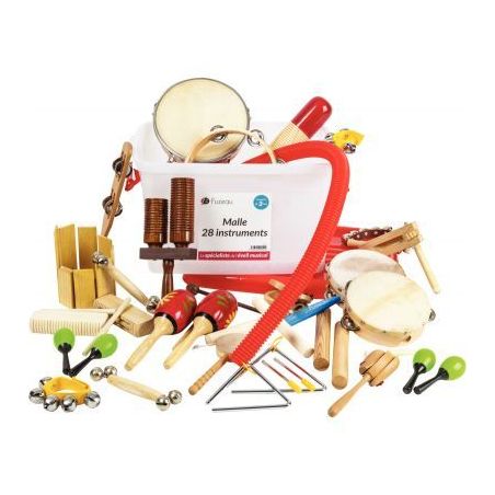 Achetez Malle bleue en PVC garnie de 28 instruments de musique 9241 FUZEAU pas cher sur Ma Rentrée ..