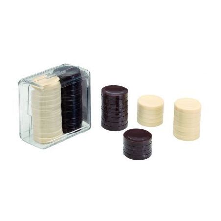 Achetez Set de 24 pions de dames en plastique 076 pas cher sur Ma Rentrée Scolaire