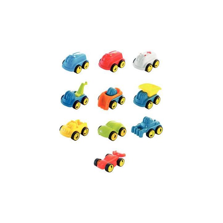 Lot de 10 Minimobil 12 cm assortis 27487 MINILAND