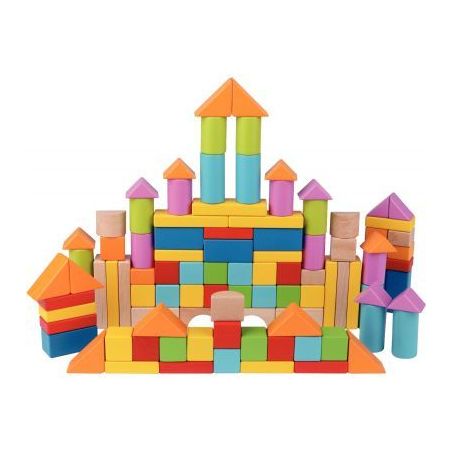 Achetez Baril de 101 blocs de construction en bois E8247 HAPE pas cher sur Ma Rentrée Scolaire