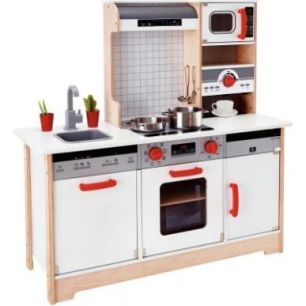 Achetez Combiné cuisine tout en un en bois E3145 HAPE pas cher sur Ma Rentrée Scolaire