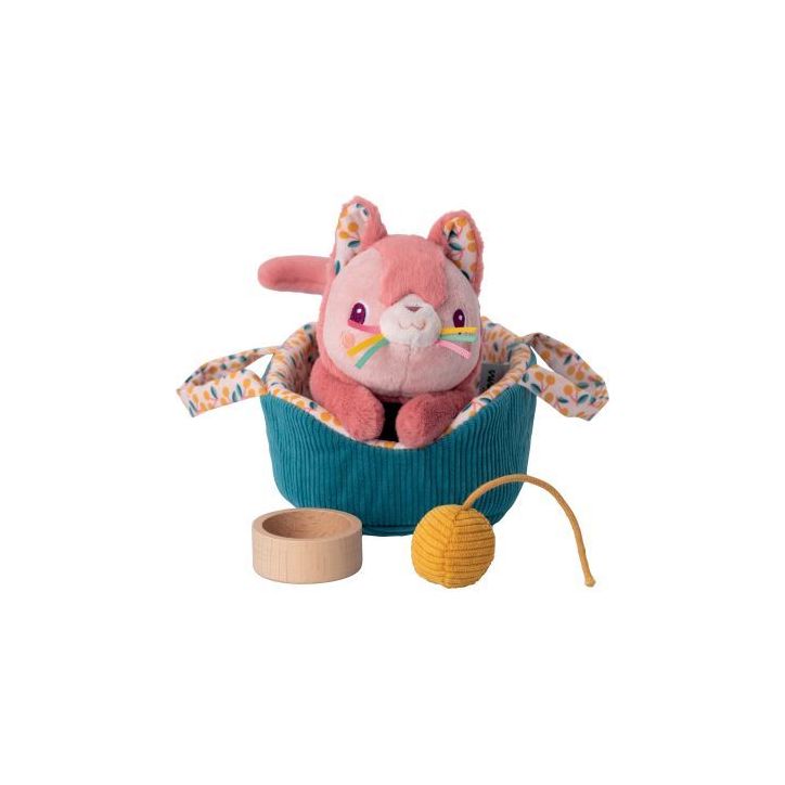 Jeanne le chaton et son panier LILLIPUTIENS 83546 LILLIPUTIENS