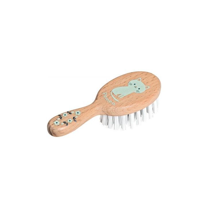 Brosse à cheveux en bois pour poupée DJ07795 DJECO