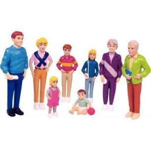 Achetez La famille européenne 8 figurines 27395 MINILAND pas cher sur Ma Rentrée Scolaire
