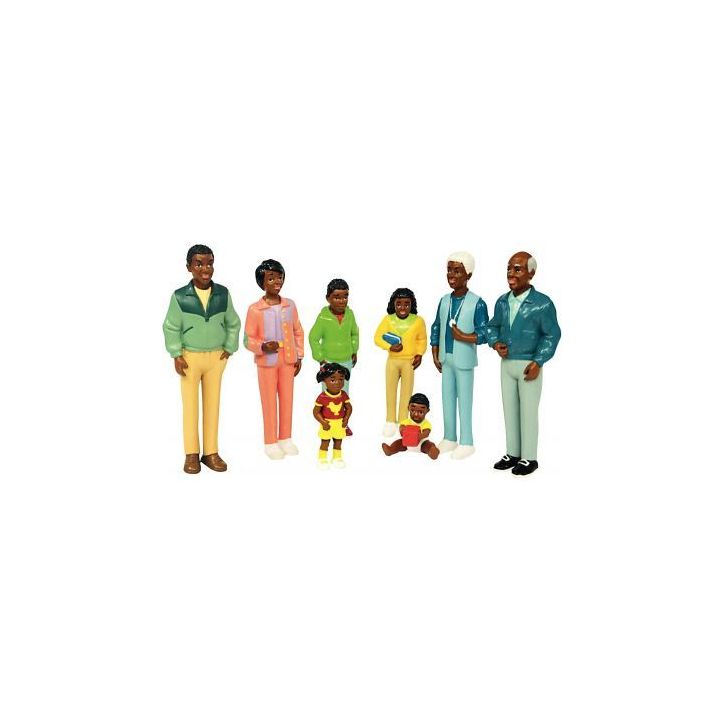 La famille africaine 8 figurines 27396 MINILAND