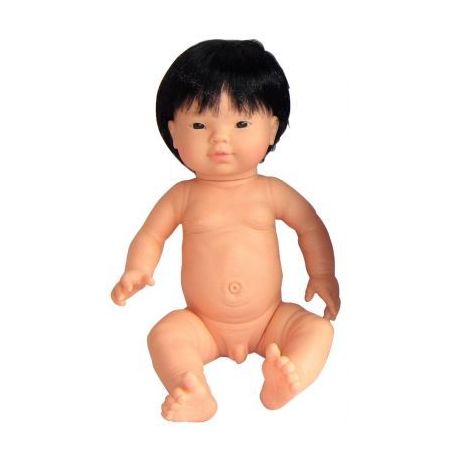 Achetez Poupée garçon asiatique avec cheveux 42 cm BV 42750 LES PLUMIN pas cher sur Ma Rentrée Sc..