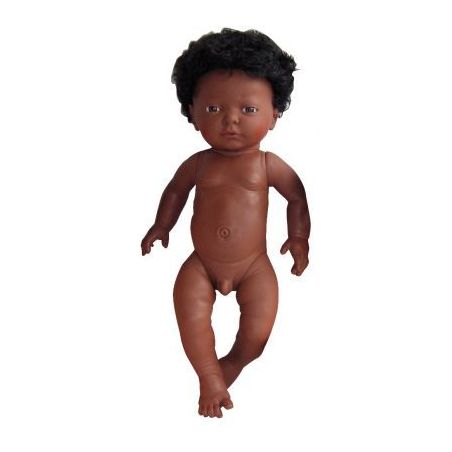 Achetez Poupée garçon africain avec cheveux 42 cm BV 42440 LES PLUMIN pas cher sur Ma Rentrée Sco..