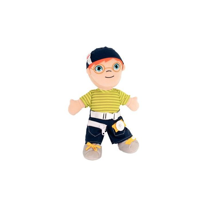 Poupée ethnique en tissu, garçon européen 96317 MINILAND