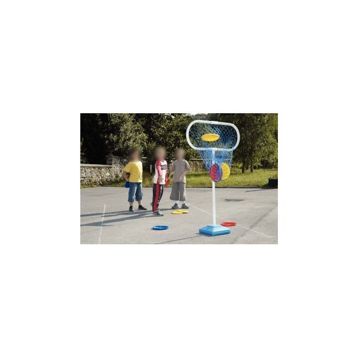 Panier cible avec 6 disques à lancer 081016