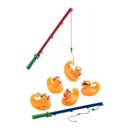 Achetez Boîte de 5 canards + 2 cannes DJ02114 DJECO pas cher sur Ma Rentrée Scolaire