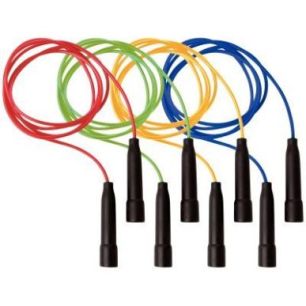 Achetez Lot de 4 cordes à sauter en PVC de longueur 2,20 m avec poignées FI0149MA pas cher sur Ma ..