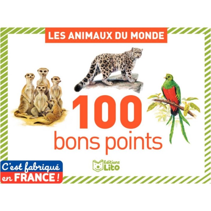 Boite de 100 images animaux du monde 03106 EDITIONS LITO