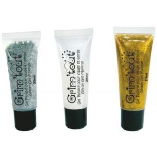 Achetez Lot de 3 tubes de gel pailleté pour visage et corps GT41523 pas cher sur Ma Rentrée Scolai..