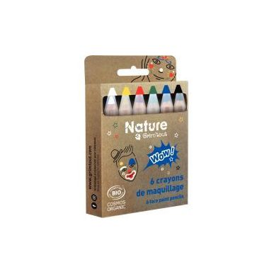 Achetez SET 6 crayons de maquillage Bio assortis GT42170 pas cher sur Ma Rentrée Scolaire