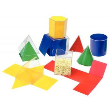 Achetez Boite de 8 figures géométriques volumes LER0921 pas cher sur Ma Rentrée Scolaire