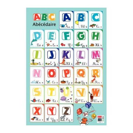 Achetez Poster Pédagogique en PVC 76x52cm - Thème L'Alphabet PAPPOSTABECE pas cher sur Ma Rentrée..