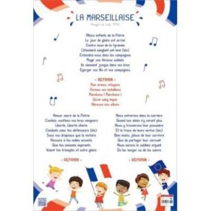Achetez Poster en PVC 76x52cm la Marseillaise PAPPOSTMARSEILENF pas cher sur Ma Rentrée Scolaire
