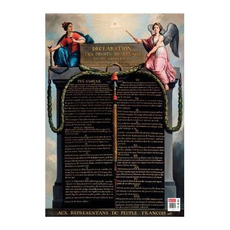 Achetez Poster en PVC 76x52 cm les droits de l'homme PAPPOSTDROITS pas cher sur Ma Rentrée Scolaire