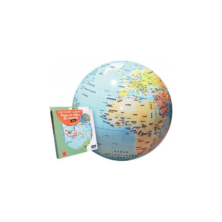 Globe gonflable pays/ville diamètre 42cm B92003
