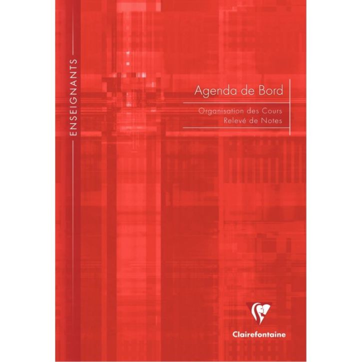 Agenda de bord non millésimé, 144 pages, format A4 : 21x29,7 cm 9059C CLAIREFONTAINE
