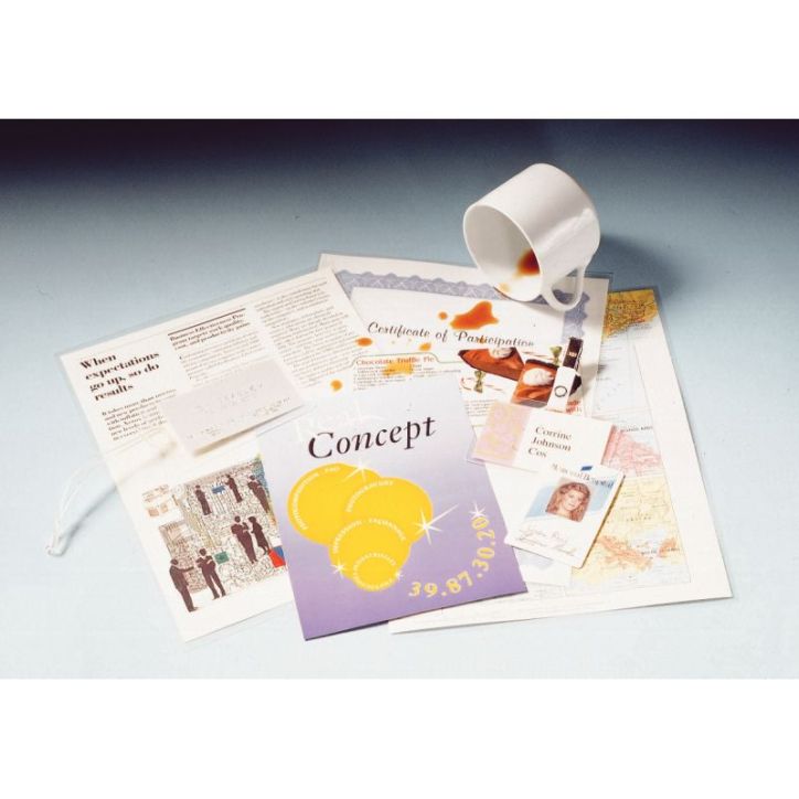 Boîte de 100 pochettes de plastification 2x100 microns A4