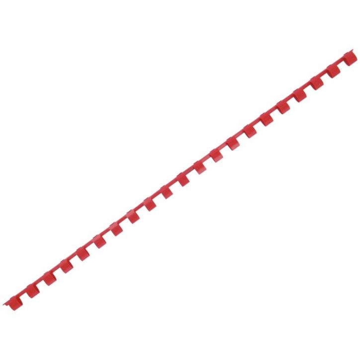 Boîte de 100 reliures plastiques couleur à? 8mm rouge 19341