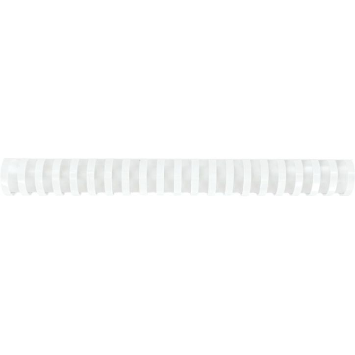 Boîte de 50 peignes anneaux plastiques 28mm Blanc
