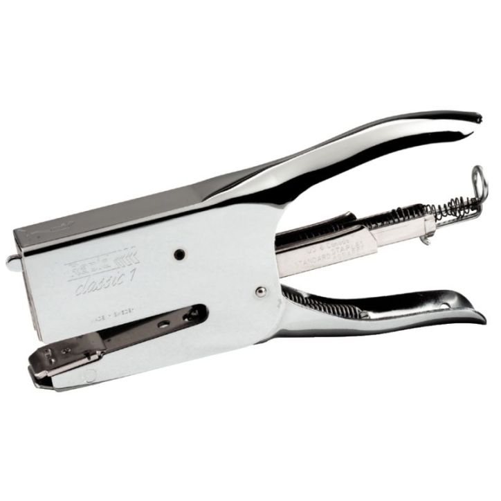 RAPID Pince agrafeuse K1. Agrafes 26/6 et 26/8. 50 feuilles. Chromée.