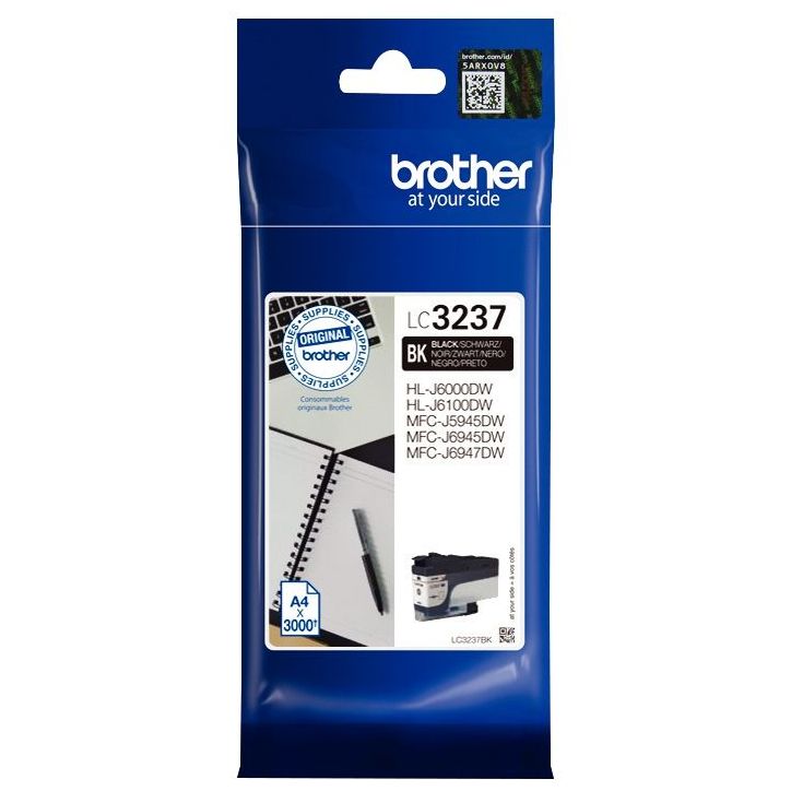 Cartouche d'encre Brother LC3237BK noir haute capacité à la marque LC3237BK BROTHER