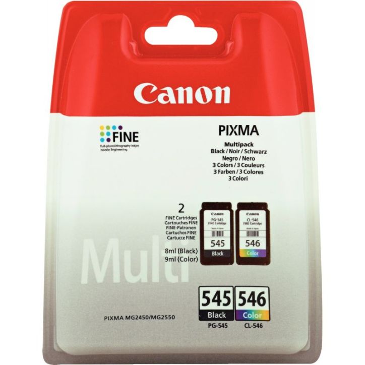 CANON Multipack Jet d'encre PG-545/CL-546 8287B006