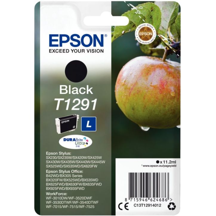 EPSON Cartouche Jet d'encre Noir C13T12914012