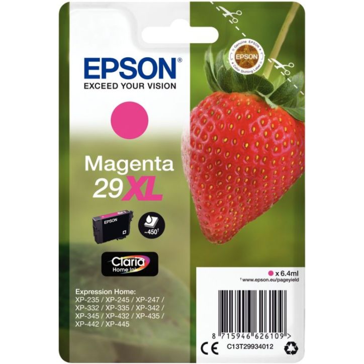 EPSON Cartouche Jet d'encre xl Magenta C13T29934012