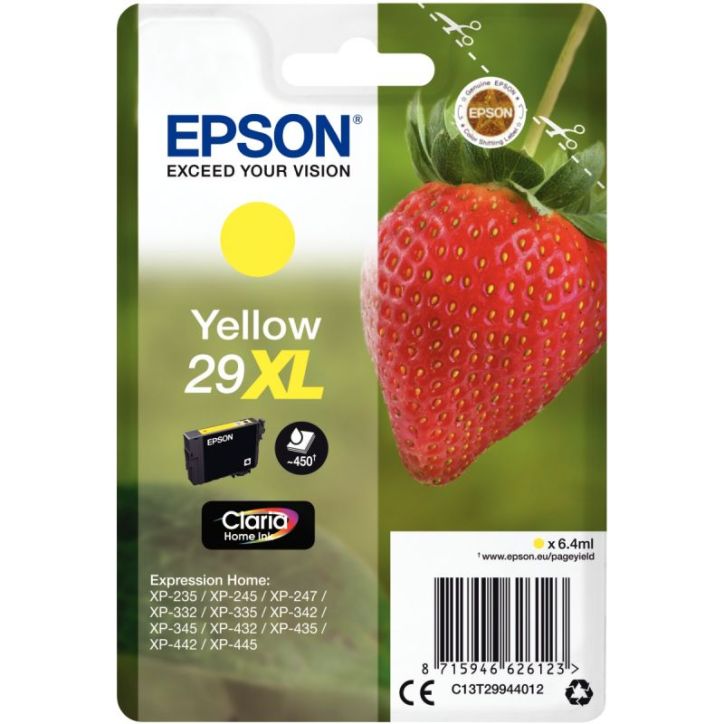 EPSON Cartouche Jet d'encre xl Jaune C13T29944012