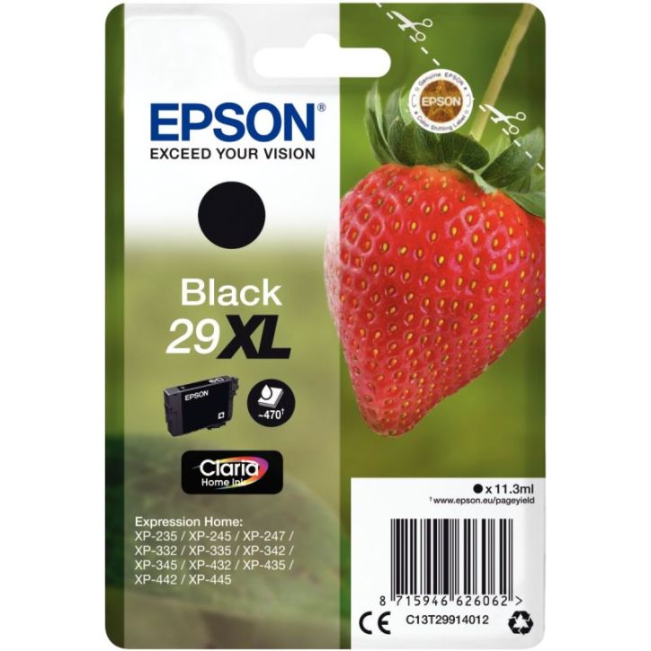 EPSON Cartouche Jet d'encre xl Noir C13T29914010