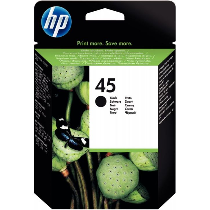 HP Cartouche jet d'encre Noir 51645A