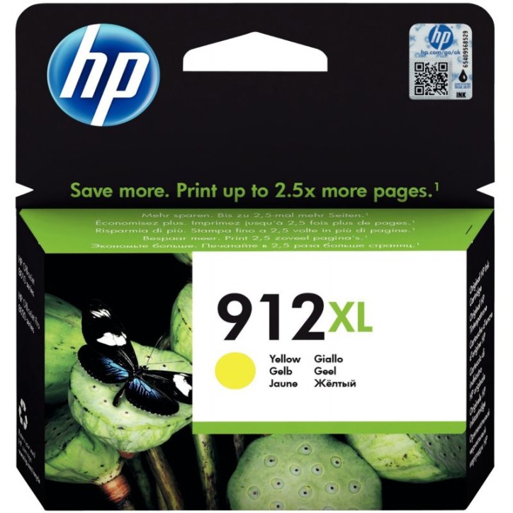 Cartouche jet d'encre à la marque HP 3YL83AE jaune haute capacité 912XL 3YL83AE HP
