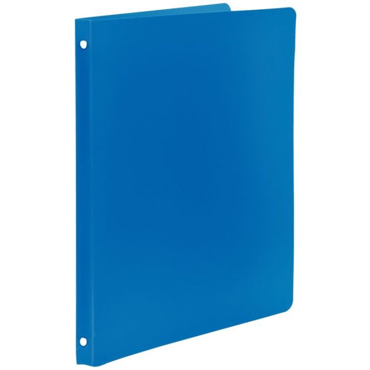 Classeur en polypropylène opaque, pour format A4, 4 anneaux ronds diamètre 15 mm, dos 20 mm, couleurs assort